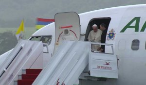 Le pape arrive à Maurice, dernière étape de sa tournée africaine