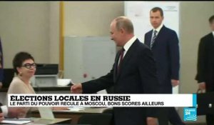 Le parti du pouvoir recule à Moscou après les élections locales