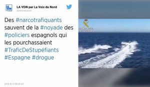 Espagne : des narcotrafiquants secourent trois policiers en mer