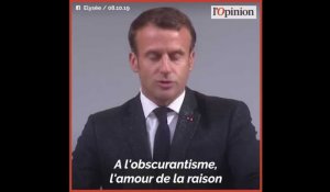 Préfecture de police: Emmanuel Macron appelle à «faire bloc» face à l'islamisme