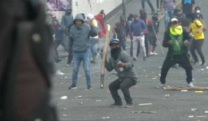 Des affrontements éclatent en Équateur entre manifestants et policiers
