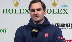 ATP - Shanghai 2019 - Roger Federer heckled by David Goffin : "Everything is fine ... "