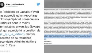 Le PDG du groupe Lactalis, Emmanuel Besnier, perd son procès contre France Télévisions