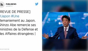 Remaniement au Japon. Shinzo Abe remercie ses ministres de la Défense et des Affaires étrangères