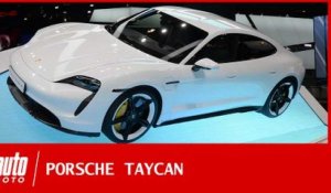 Salon de Francfort : la Porsche Taycan électrise les foules