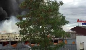 Le Mobilier de France de Saint-Parres-aux-Tertres subit un important incendie
