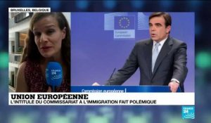 UE : L'intitulé du commissariat à l'immigration fait polémique