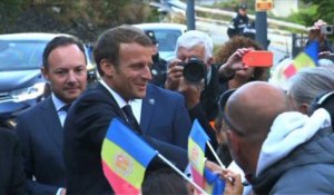 Emmanuel Macron accueilli en "coprince" à Andorre