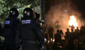 Nouvelle nuit de tensions et de barricades à Barcelone