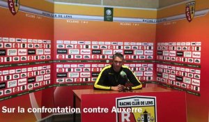 RC Lens: Philippe Montanier avant le match contre Auxerre
