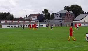 Binche-Tournai : égalisation de Binche sur penalty ( 1-1)