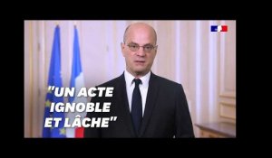 Blanquer promet de "protéger" les enseignants après l'attaque de Conflans-Sainte-Honorine