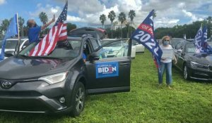 USA: Des partisans de Biden forment un rassemblement de voitures en Floride