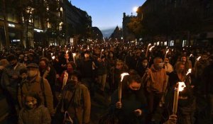 Manifestation anti-Orban à Budapest, pour défendre l'indépendance de l'enseignement supérieur