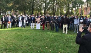 Une minute de silence en mémoire de Samuel Paty à la mosquée de Villeneuve-d'Ascq