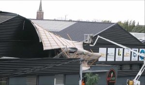 Hazebrouck: une toiture arrachée par le vent