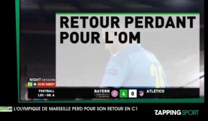 Zap Sport du 22 octobre : Défaite de l'Olympique de Marseille pour son retour en Ligue des Champions