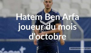 Le joueur du mois d'octobre est ... Hatem Ben Arfa
