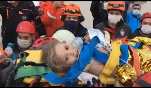 Turquie: une fillette secourue des décombres 91 heures après le séisme