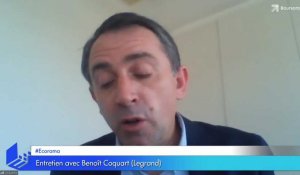 Benoît Coquart (directeur général de Legrand) : "Nous sommes à +300% de performance depuis notre introduction en Bourse !"