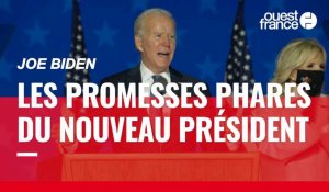 Joe Biden. Les promesses phares du nouveau président