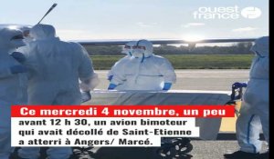 Covid-19 : deux patients du Sud-Est transportés par avion à Angers