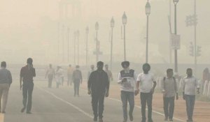 Inde: un épais brouillard de pollution enveloppe New Delhi