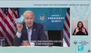 USA : Joe Biden demande aux Américains de porter le masque pendant les 100 premiers jours de son mandat