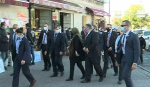 Turquie: Mike Pompeo arrive à la mosquée Rüstem Pacha d'Istanbul