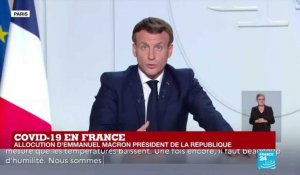 Allocution d'Emmanuel Macron :  "nous sommes submergés par l'accélération" de l'épidémie de Covid-19