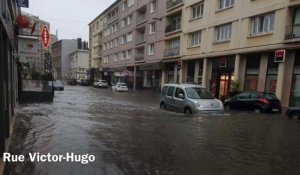 Inondations à Boulogne-sur-Mer