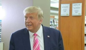 Présidentielle aux États-Unis: Donald Trump vote par anticipation en Floride