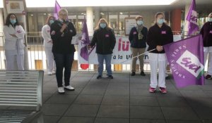 Manifestation des « travailleurs de l’ombre » du centre hospitalier du Centre-Bretagne
