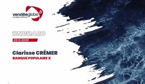 Vendée Globe Clarisse Crémer fête le passage de l'Equateur