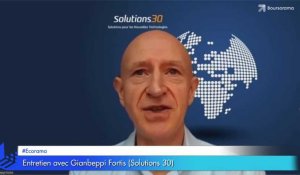 G. Fortis (Solutions 30) : "Il y a une corrélation entre la hausse de notre cours et notre croissance !"