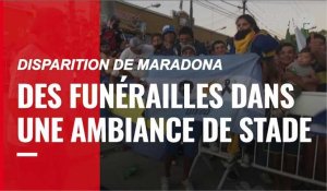 Disparition de Maradona : des funérailles dans une ambiance de stade