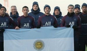 Football : les joueurs du PSG rendent hommage à Maradona