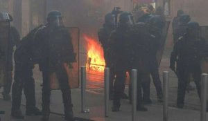 Loi "Sécurité globale": incidents en fin de manifestation à Bordeaux