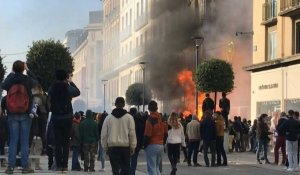 Loi "Sécurité globale": tensions en fin de manifestation à Rennes