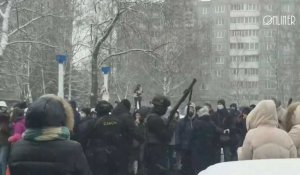Arrestations et gaz lacrymogènes lors d'une manifestation anti-Loukachenko à Minsk