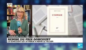 Le prix Goncourt 2020 est attribué à Hervé Le Tellier pour "L'Anomalie"