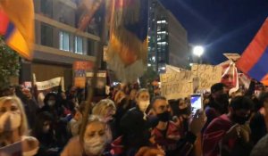 Nagorny Karabakh: manifestation de soutien à l'Arménie devant la Maison Blanche