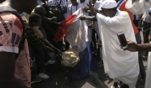 Sénégal: des milliers de manifestants contre la France à Dakar