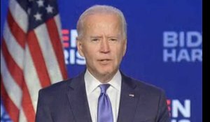 Présidentielle américaine : Joe Biden proche de la victoire, appelle les américains au rassemblement (vidéo)