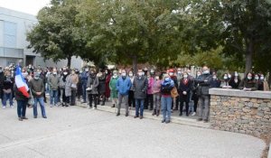 assasinat de samuel paty :le soutien des enseignants et eleves narbonnais