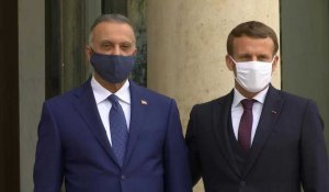 Macron accueille le Premier ministre irakien à l'Elysée