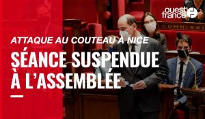 Jean Castex quitte l'Assemblée après l'annonce d'une attaque au couteau à Nice