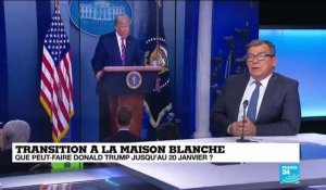 Transition à la Maison Blanche : que peut-faire Donald Trump jusqu'au 20 janvier ?