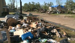 USA: des débris jonchent le sol après le passage de l'ouragan Delta en Louisiane