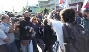Procès Aube dorée: manifestation devant la cour pénale d'Athènes